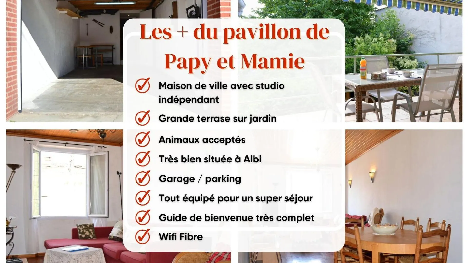 펜션 알비 Le Pavillon De Papy Et Mamie - Garage - Terrasse - Proche Centre 빌라